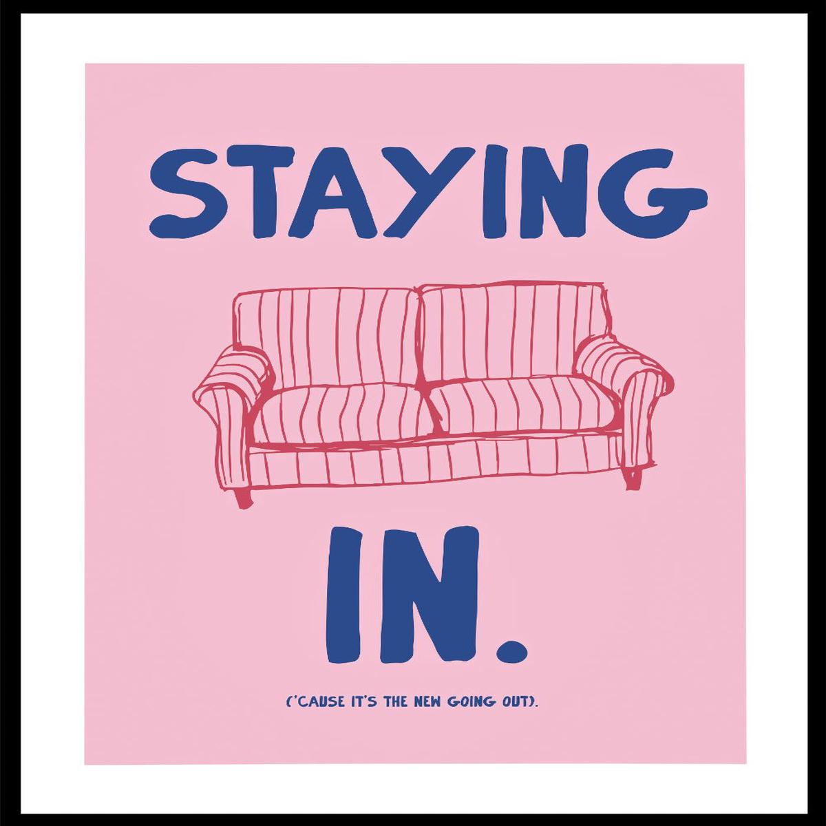 'Couch Club' Aesthetic Art Print