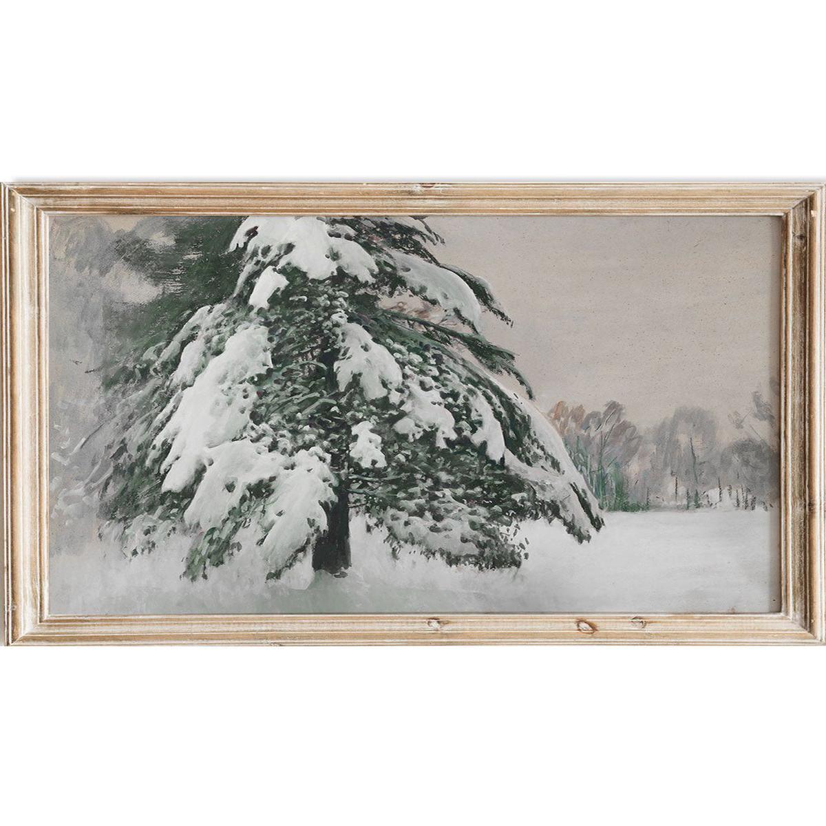"Cap of Snow" Winter Art Print