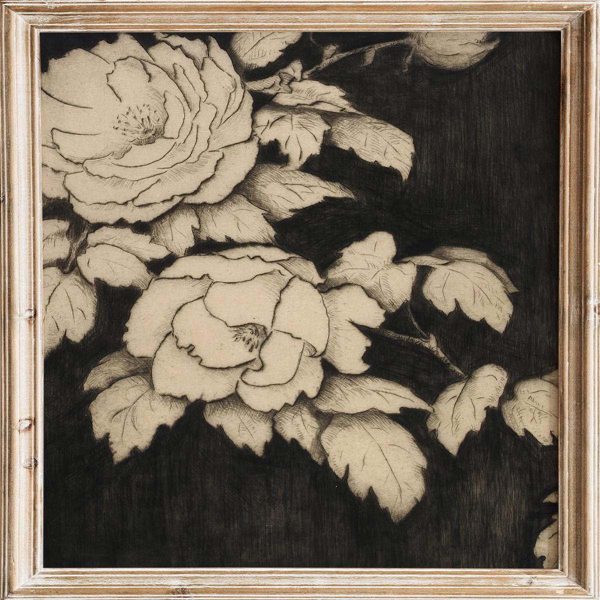 "Japanese Peonies" Art Print