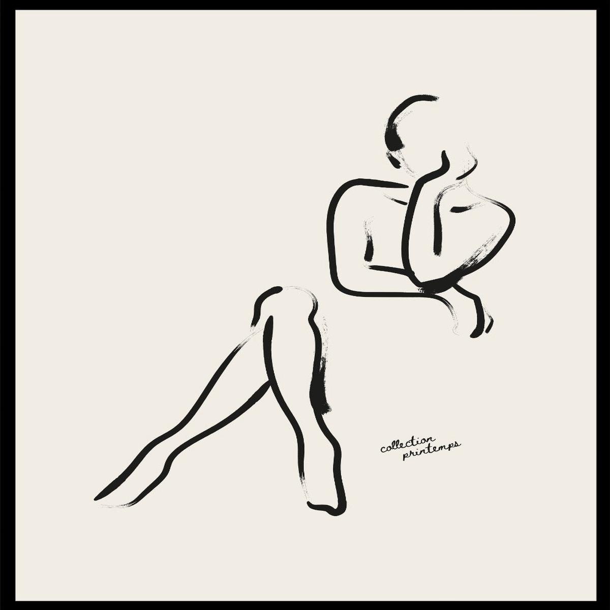 "Seated Figure" Art Print