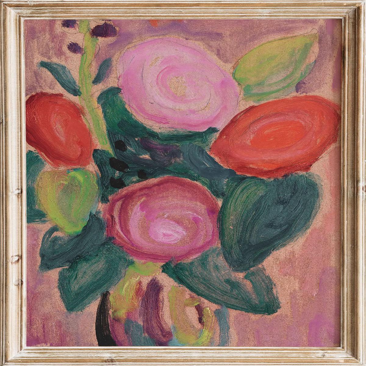 "Bouquet of Flowers in a Vase" Art Print