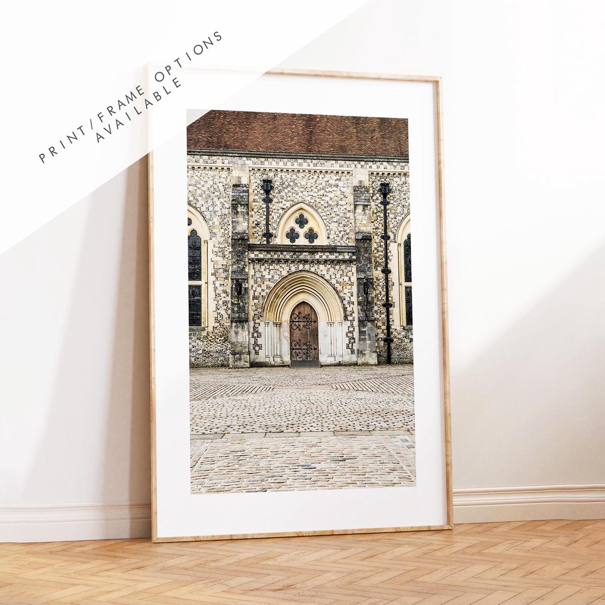 Winchester Great Hall Photography Print - Hampshire Photography Prints - Wall Art -  Frame and Canvas Options - Portrait  - UK