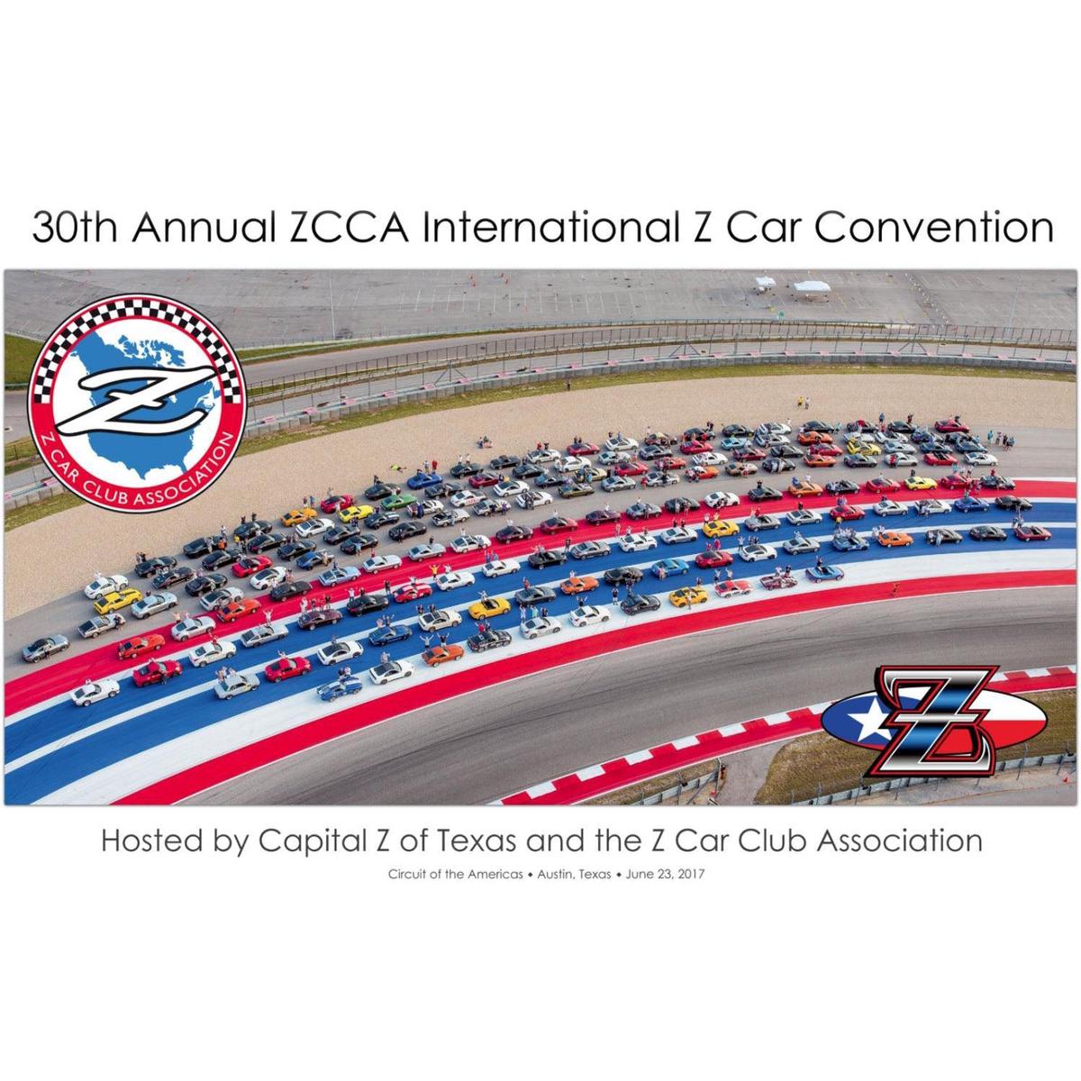 ZCON 2017 "Circuit of the Americas" on-track photo - Austin, TX - 20" x 30" Size