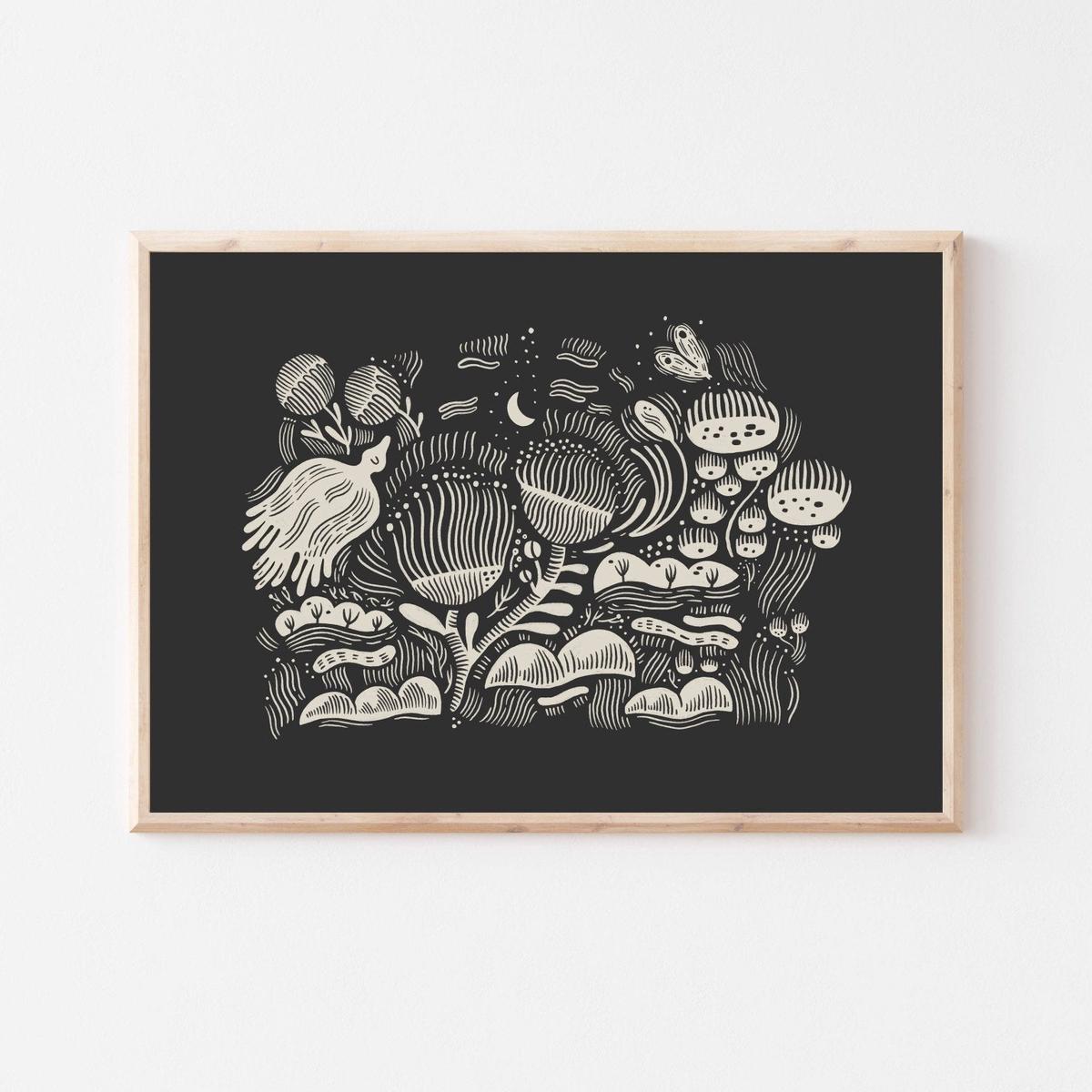'Nature Heals' Nature Art Print