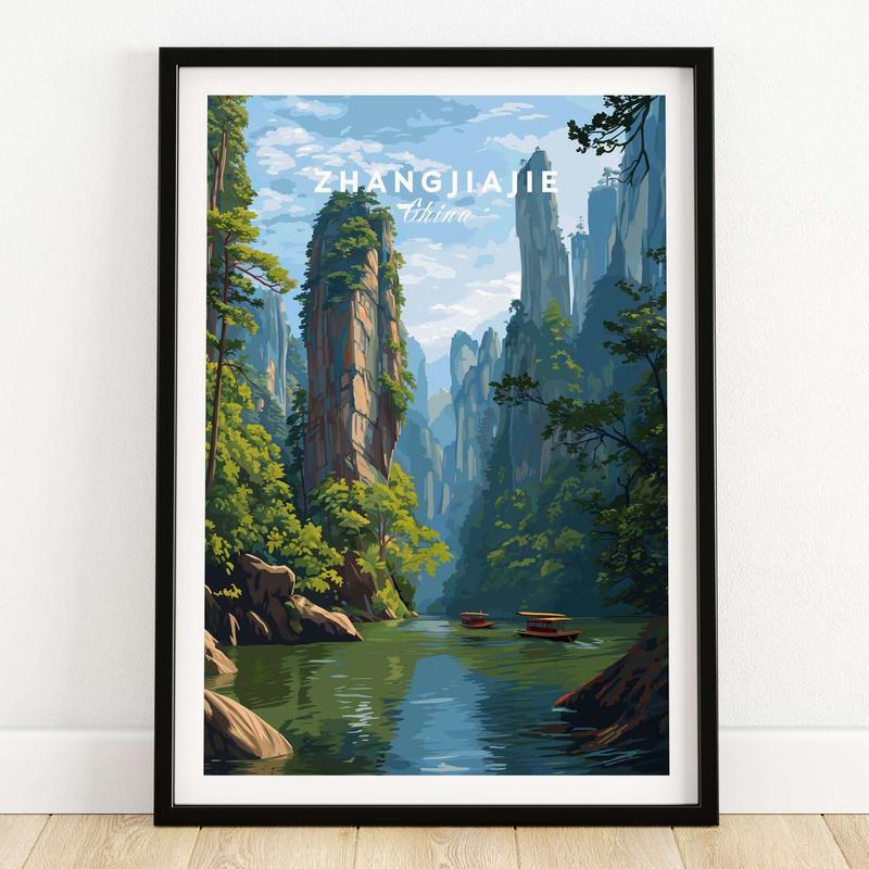 Zhangjiajie Canvas Print | Chinese Landscape Wall Decor