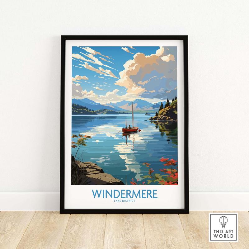 Windermere Travel Poster