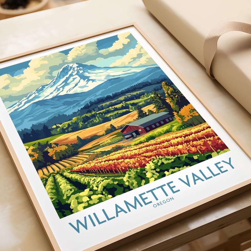 Willamette Valley Oregon Poster