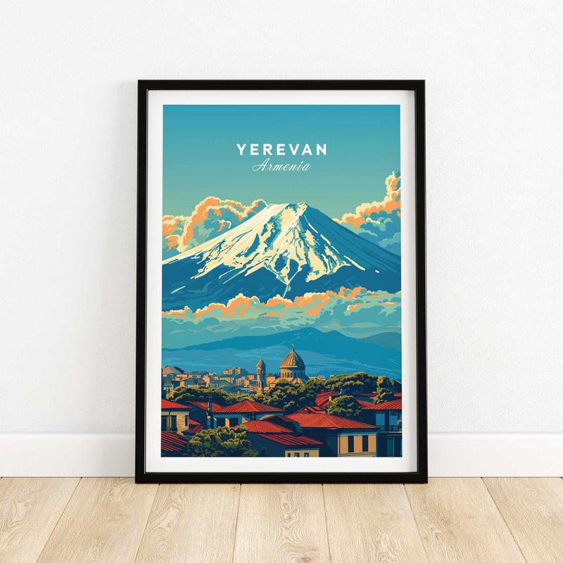 Yerevan Travel Poster Armenia