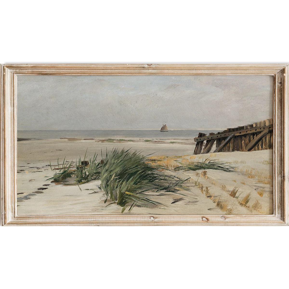 "On the Beach" Art Print