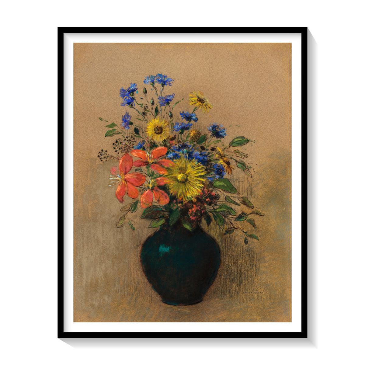 Wildflowers, Odilon Redon Painting