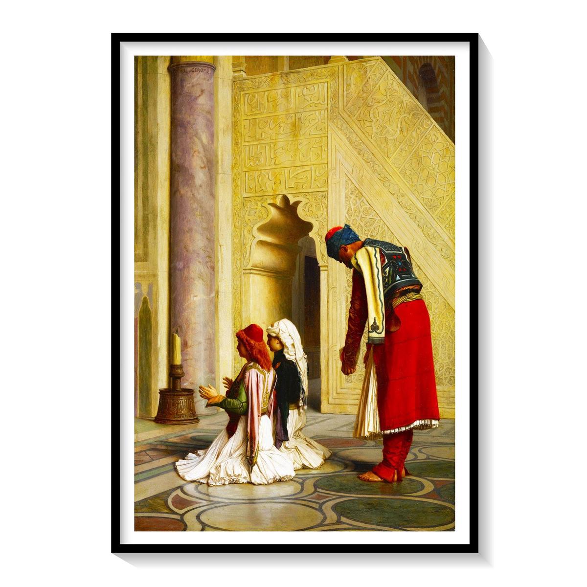 Young Greeks in the Mosque, Arabic Islamic Art