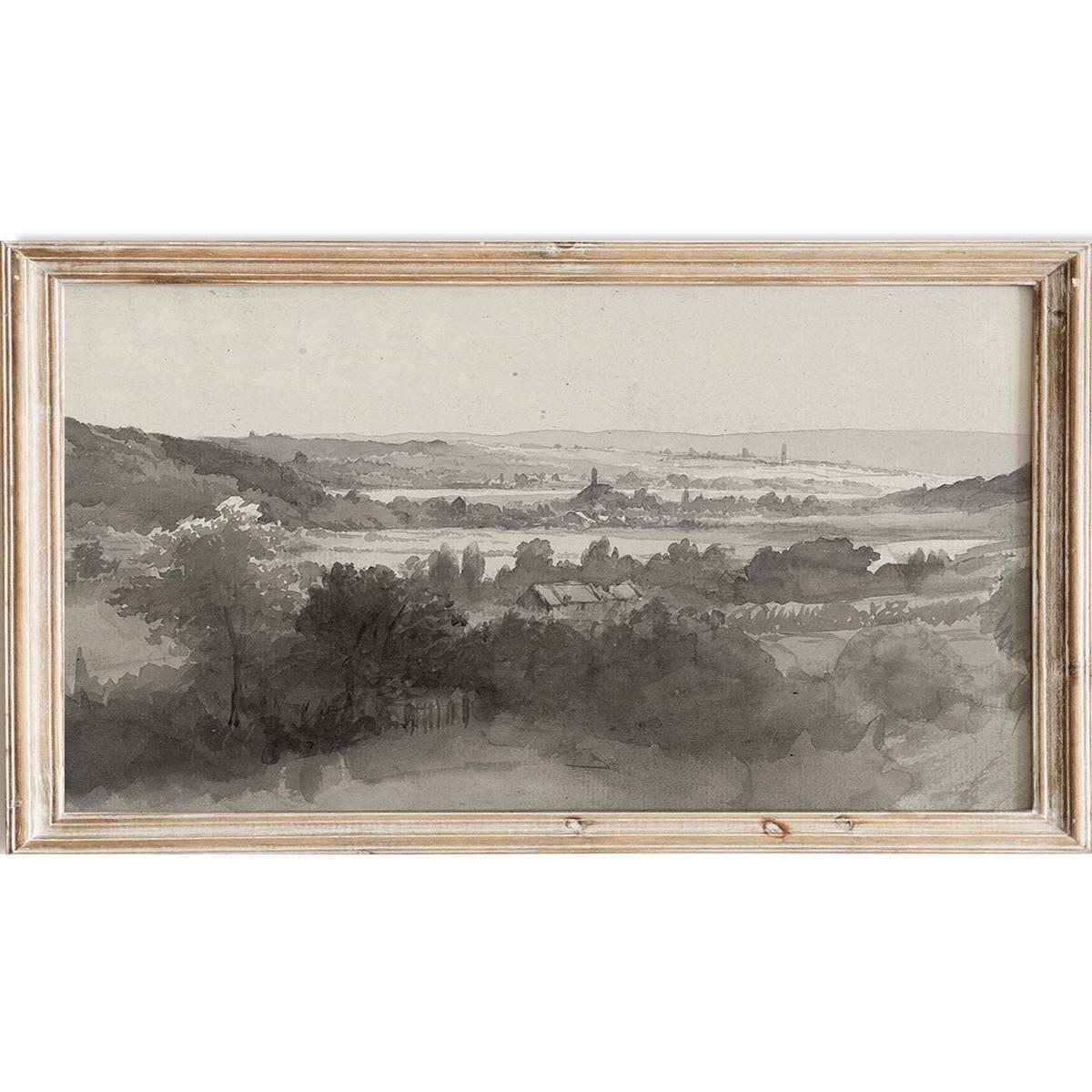 "View of a Valley" Art Print