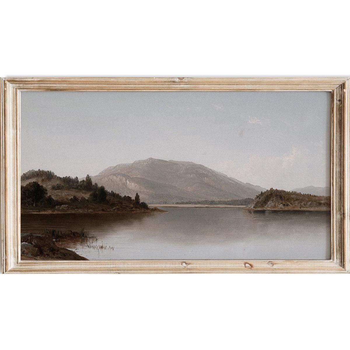 "Bear Mountain and Iona Island on the Hudson River" Art Print