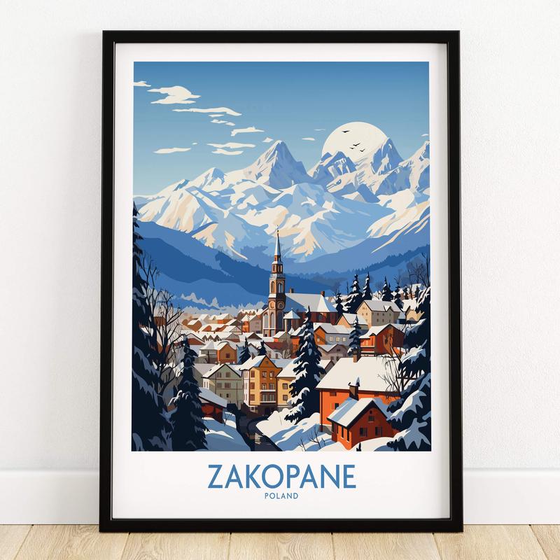 Zakopane Travel Poster