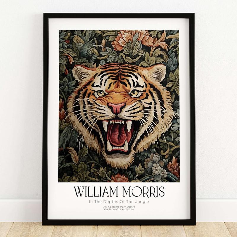 William Morris Prints - Exhibition Poster - Jungle Tiger