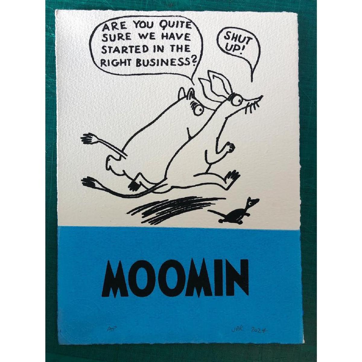Art Print Right Business Blue