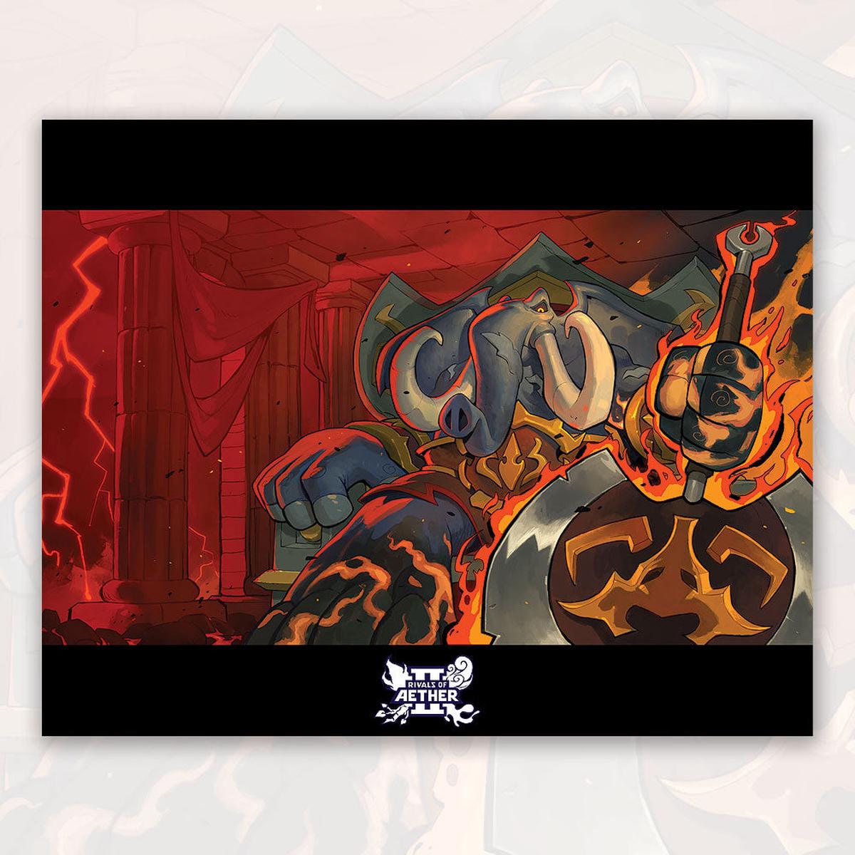 Rivals of Aether 2 - Loxodont Poster Print