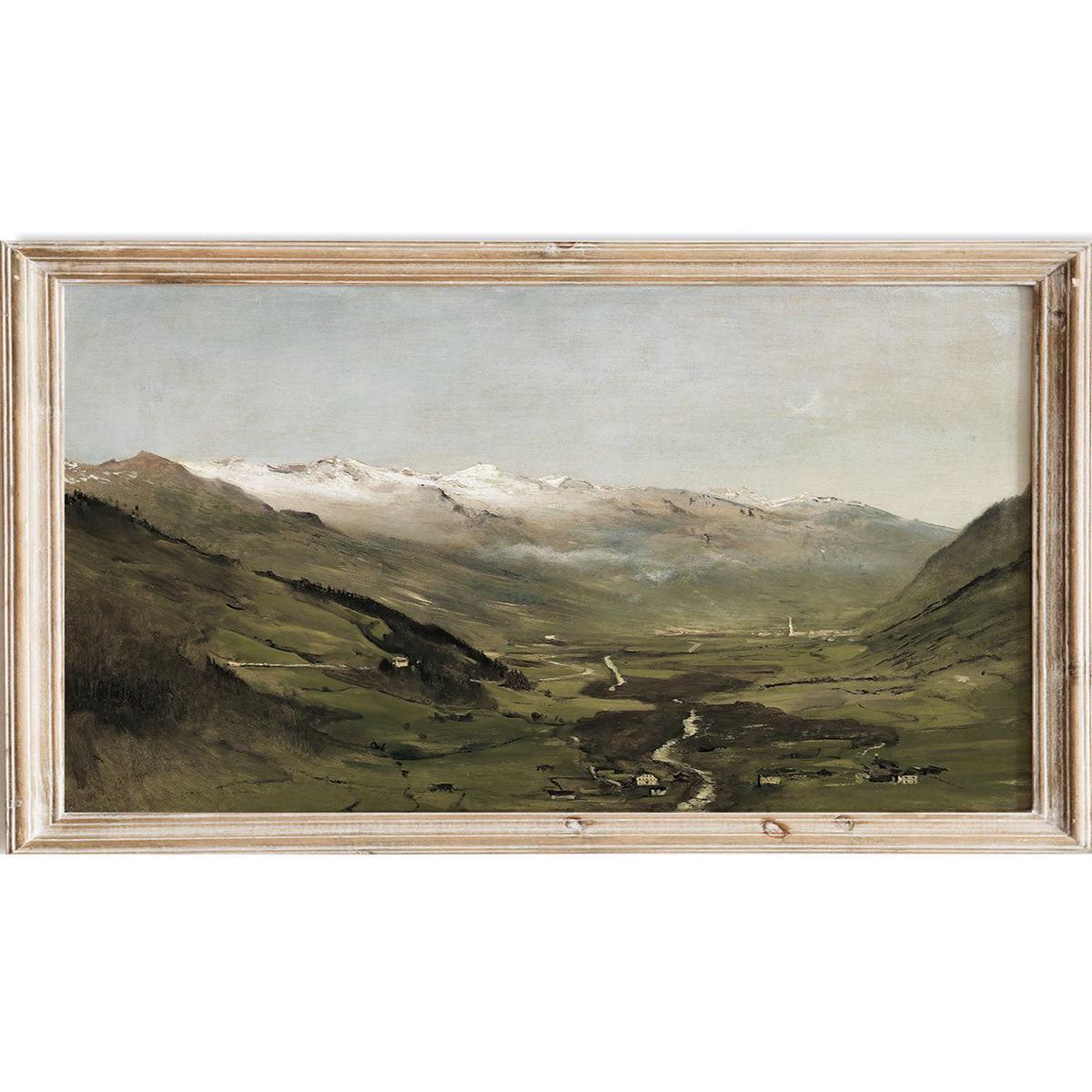 "The Gastein Valley" Art Print