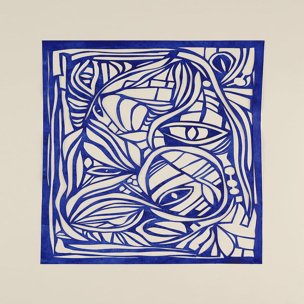 Wonderland Blue 50x 70cm poster - The Poster Club