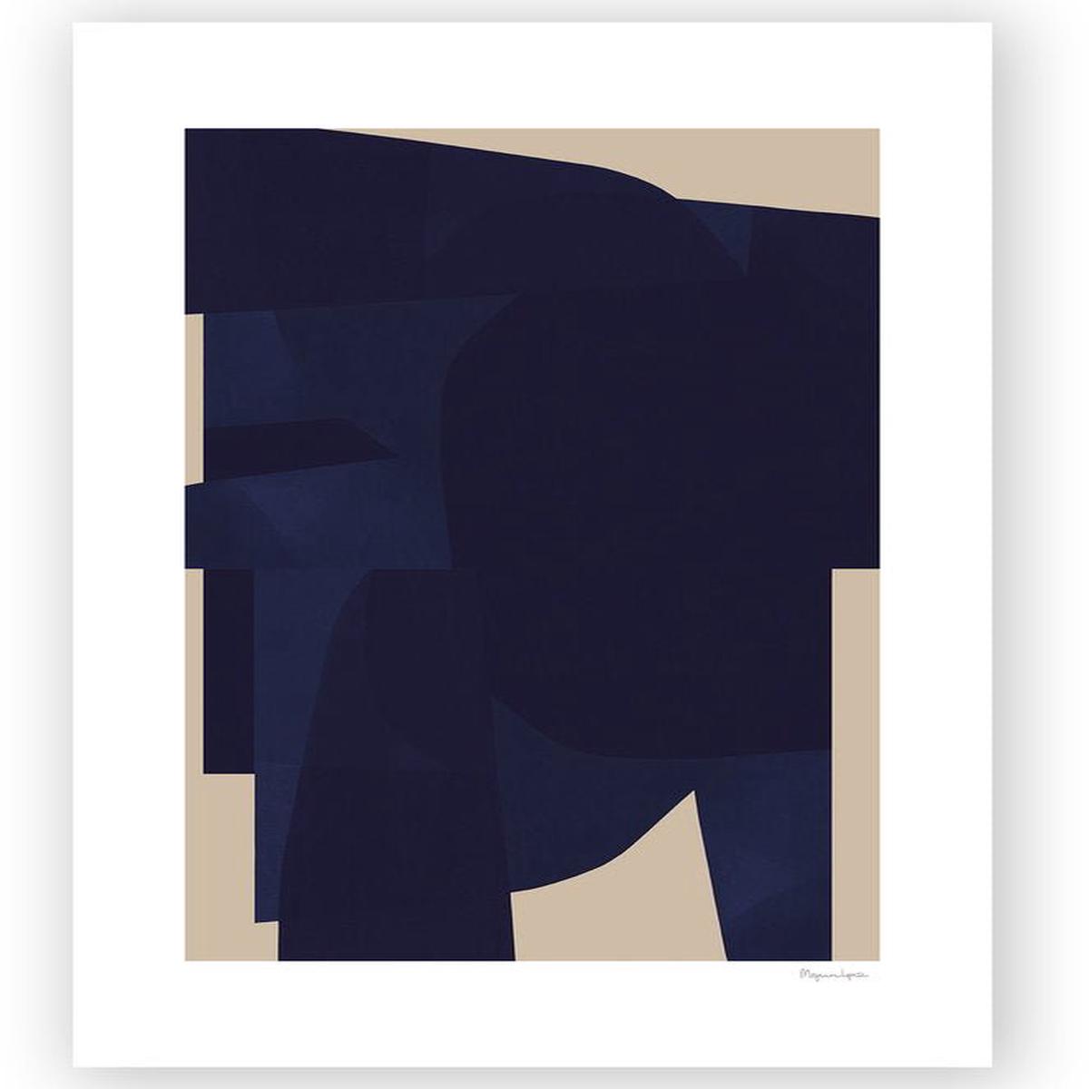 Affiche 50x70 Bleu - The Poster Club