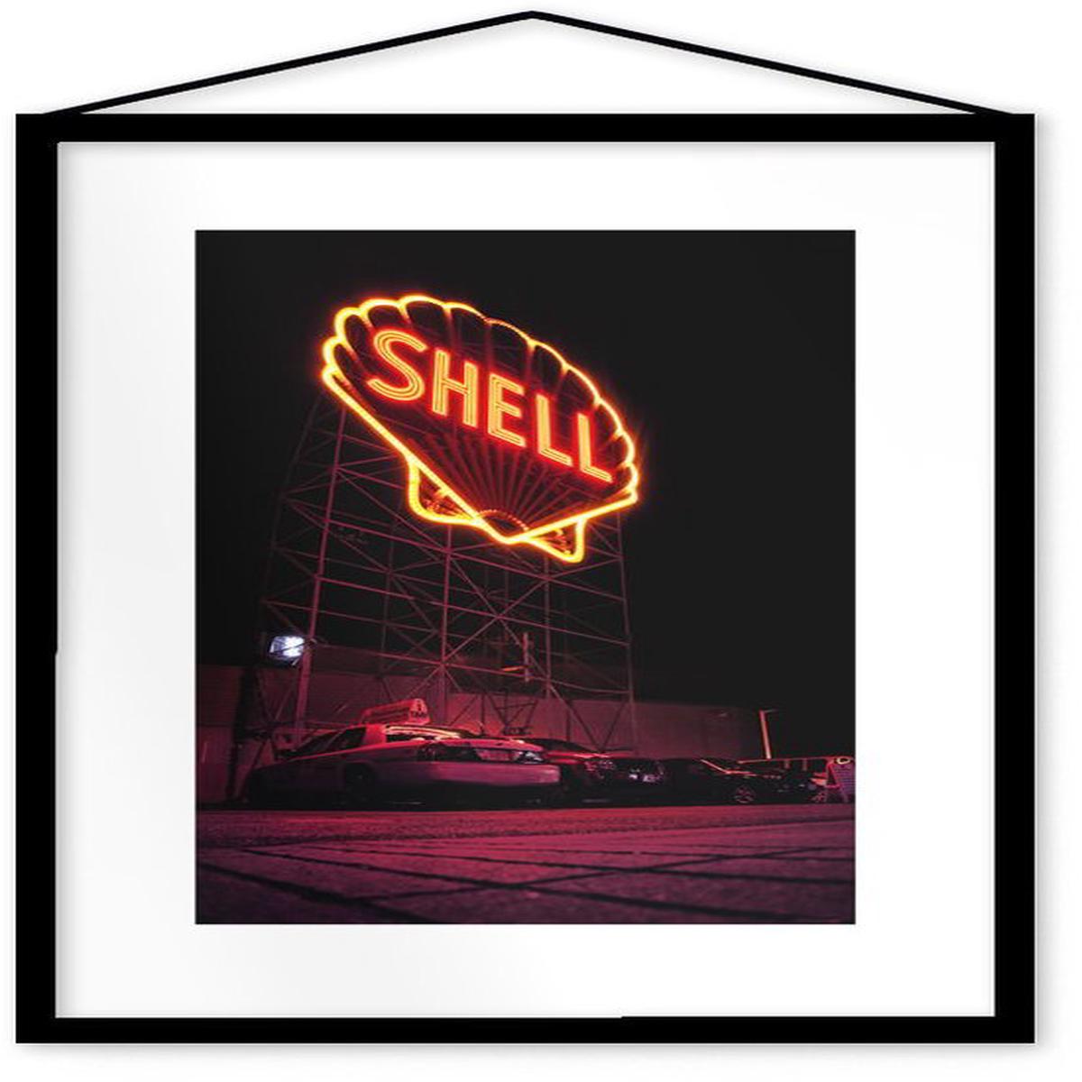 Affiche Shell encadre Moebe noir A3 - Le Renard
