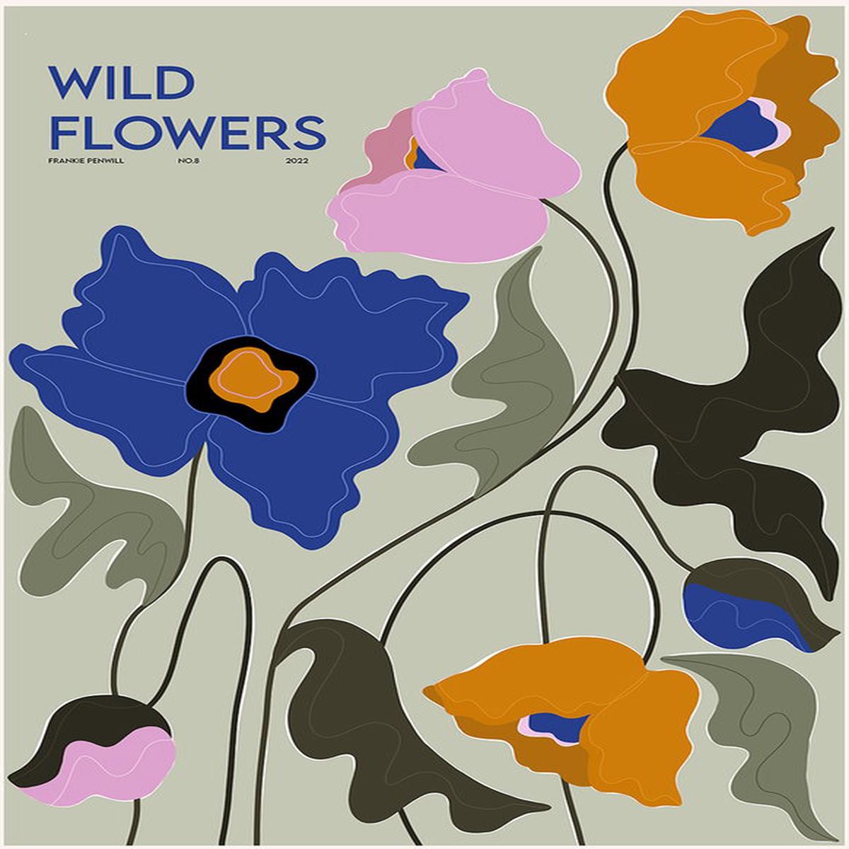 50 x 70cm Wild Poster Flowers - The Poster Club