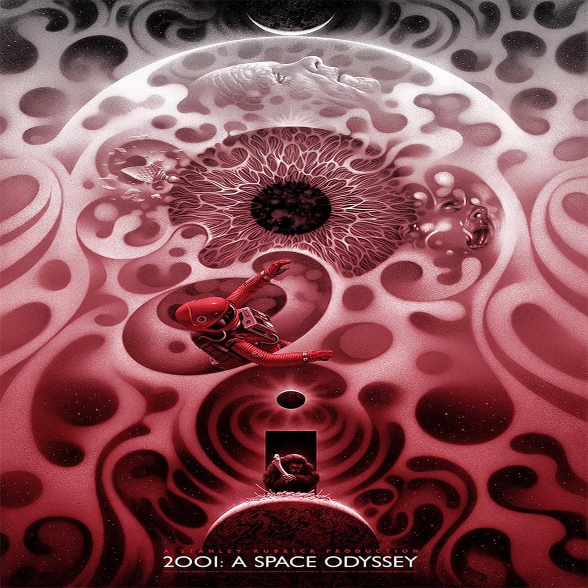 2001: A Space Odyssey (Variant) Poster