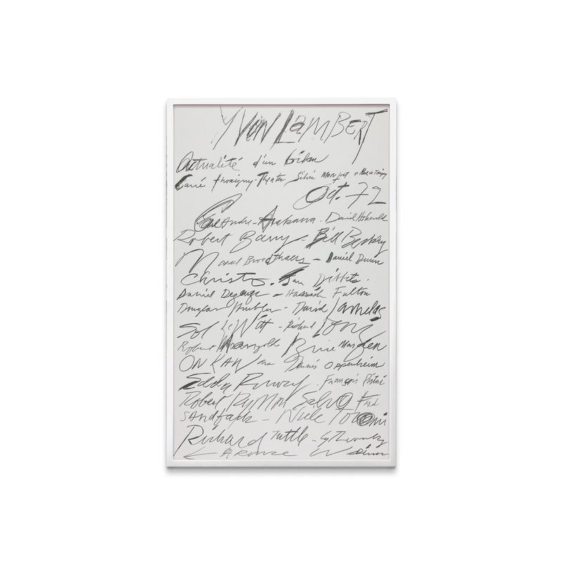 ACTUALIT D'UN BILAN PRINT (1972) by Cy Twombly [REPRINTED EDITION]