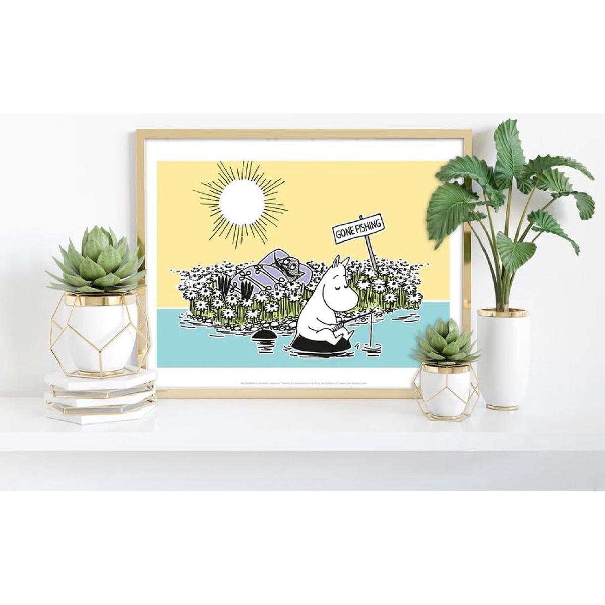 Art Print Gone Fishing