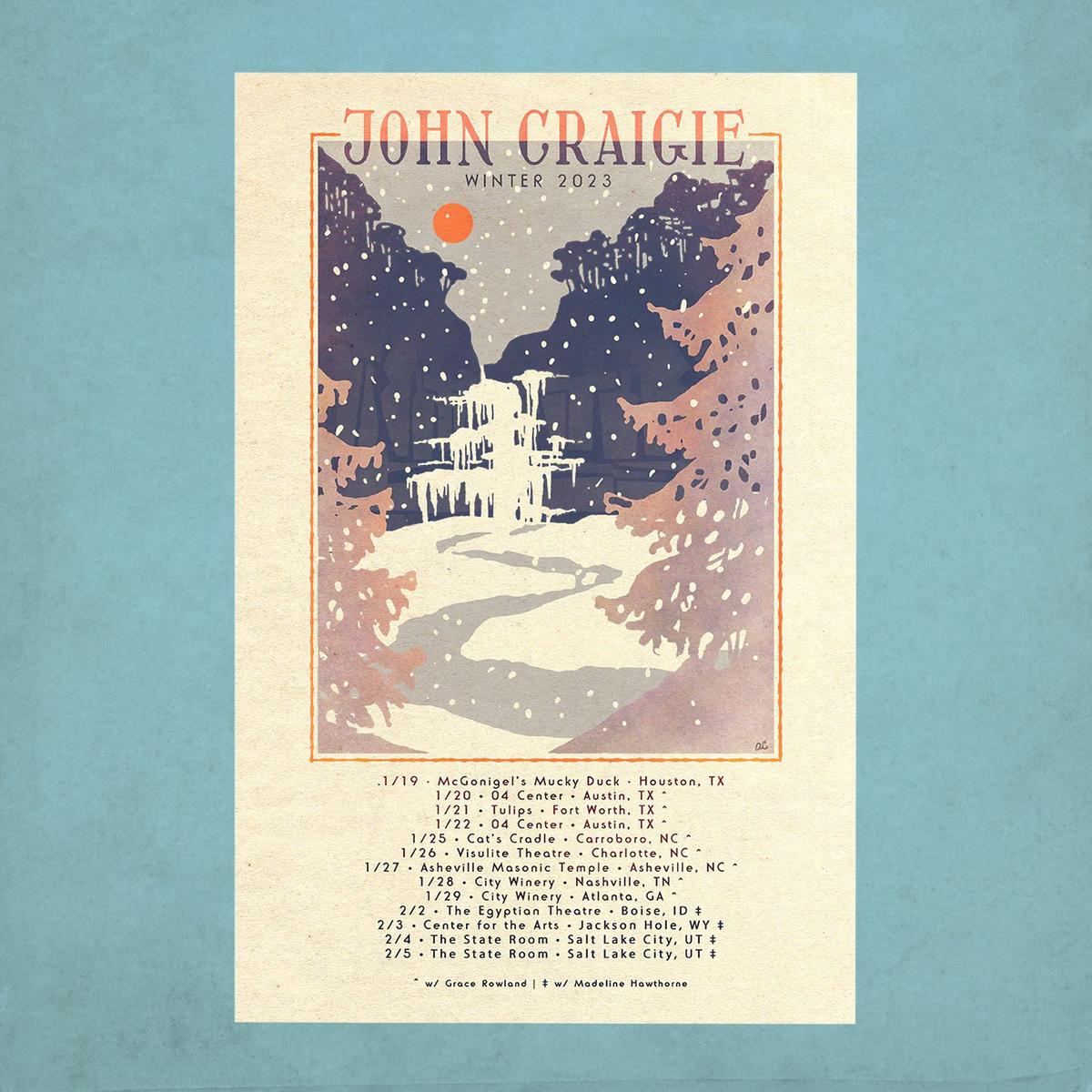 2023 Winter Tour Waterfall Poster (Signed)