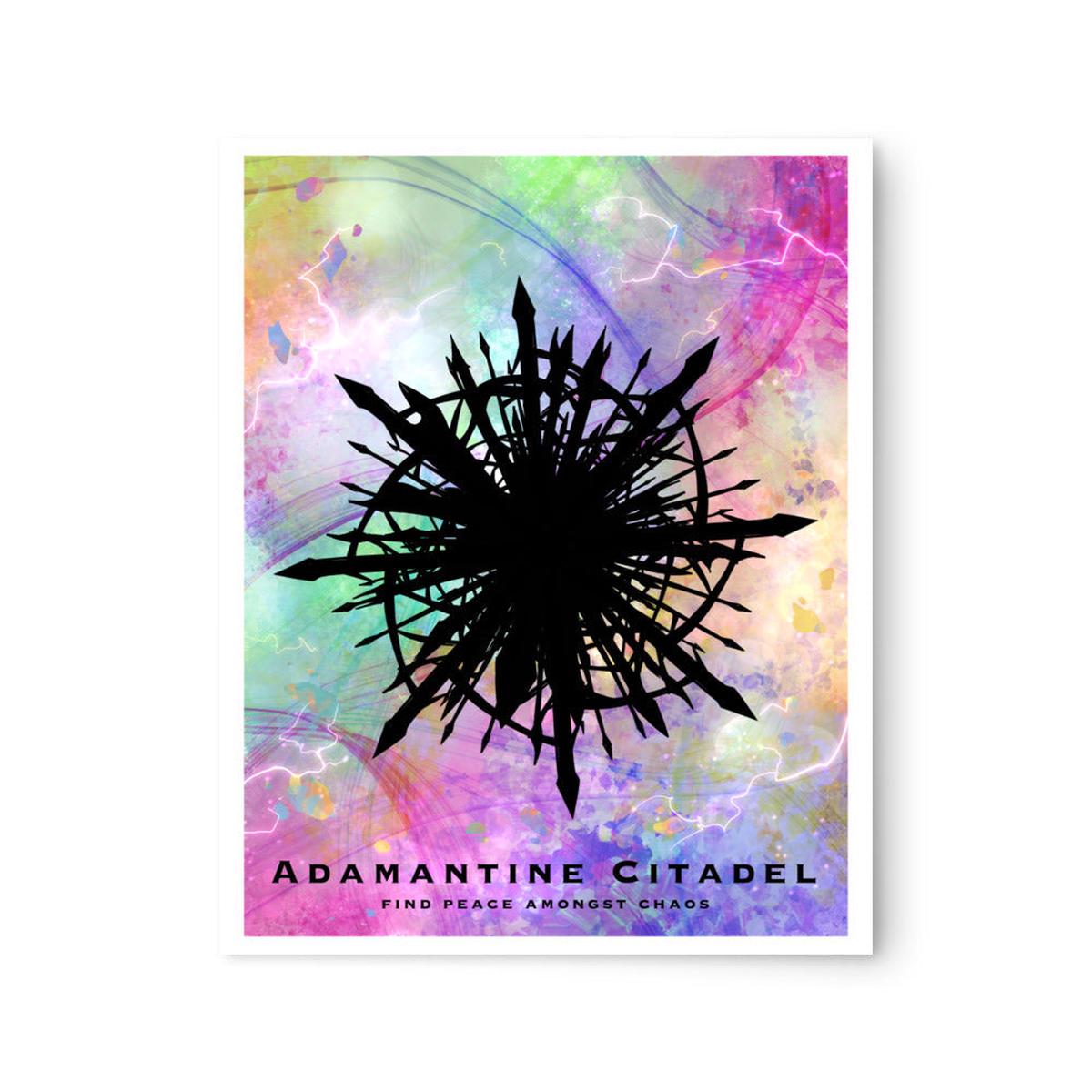 Adamantine Citadel Travel Poster