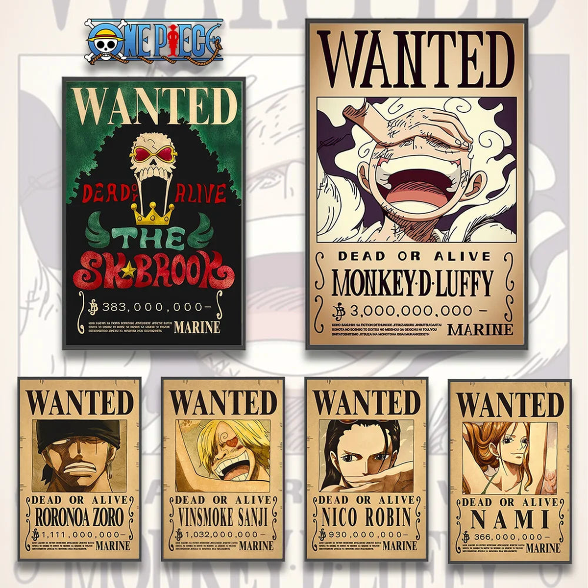 Anime Poster Set Home Wall Art