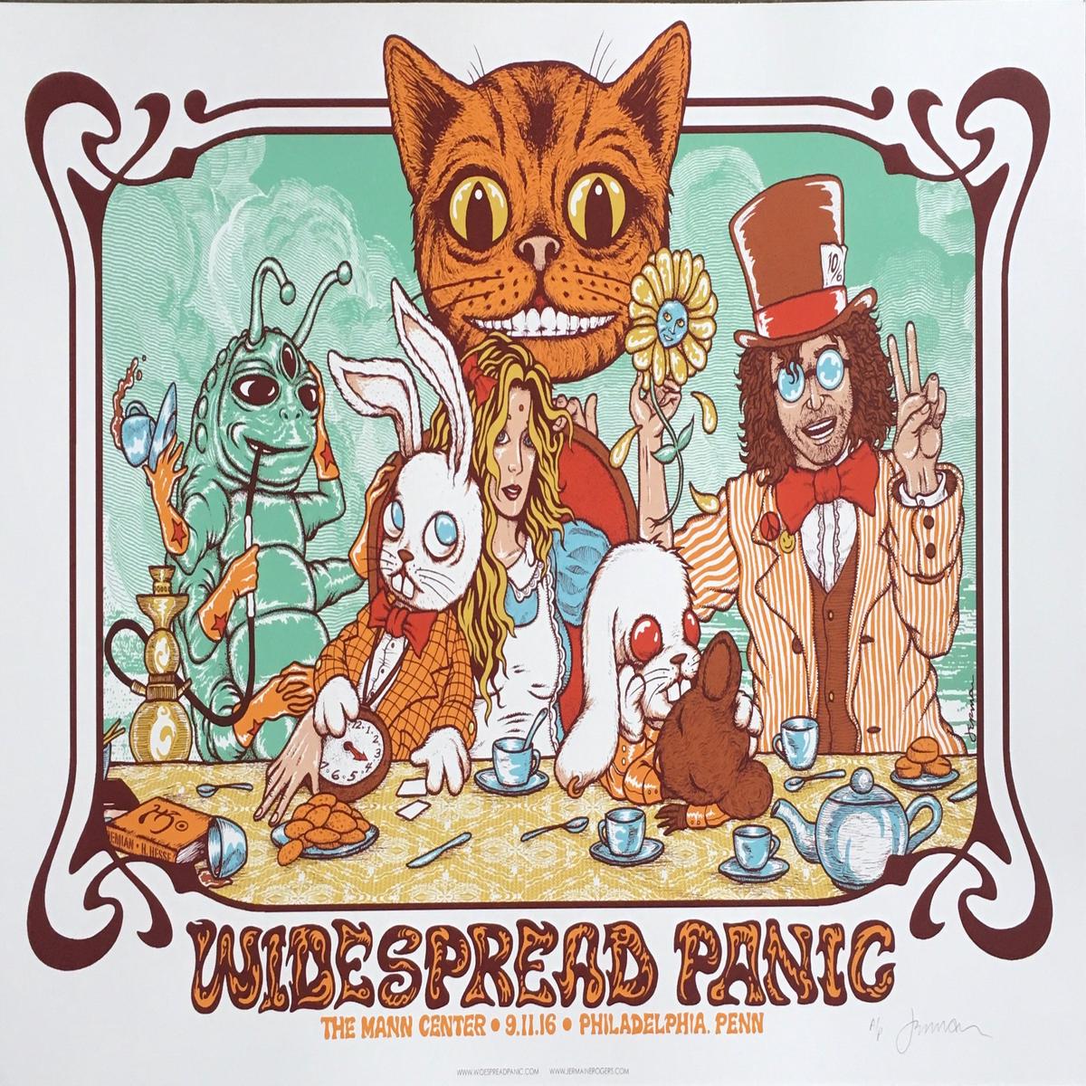 Widespread Panic Philadelphia, PA 9.11.16 - A/P - Cream Stock
