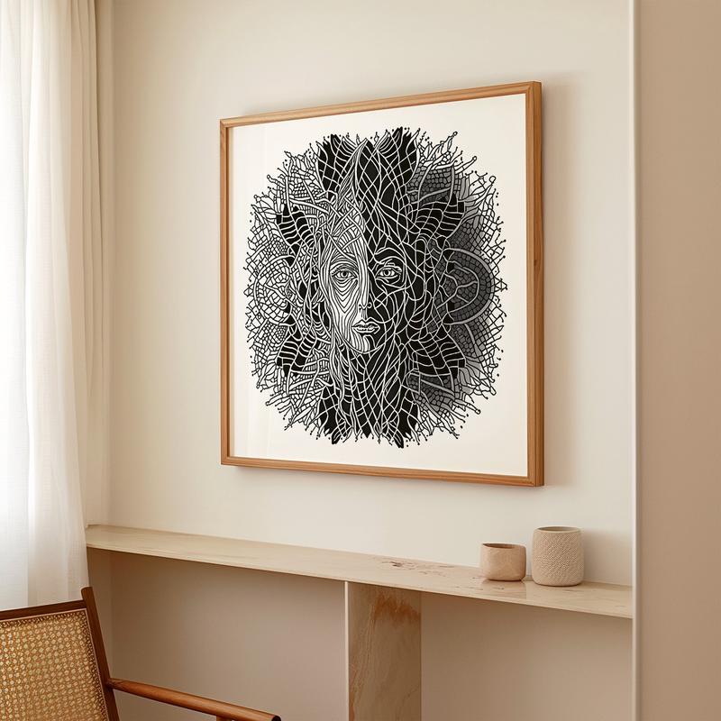 Abstract Monochrome Art (GA202304-026GLUP)