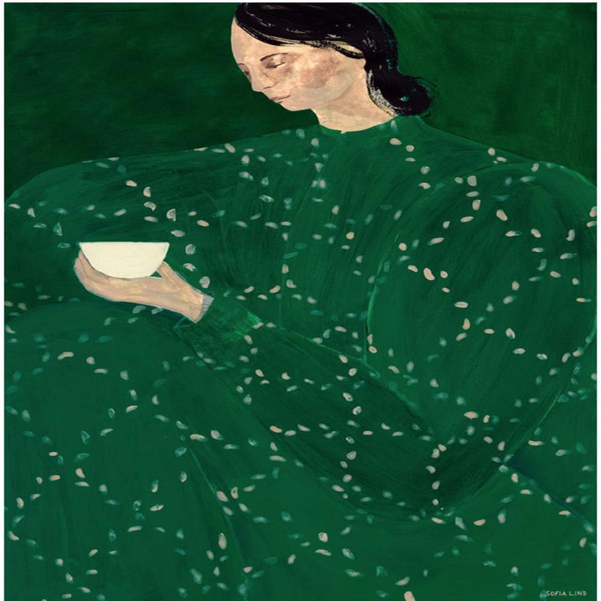 100x140cm poster Coffee Alone At Place De Clichy - The Poster Club