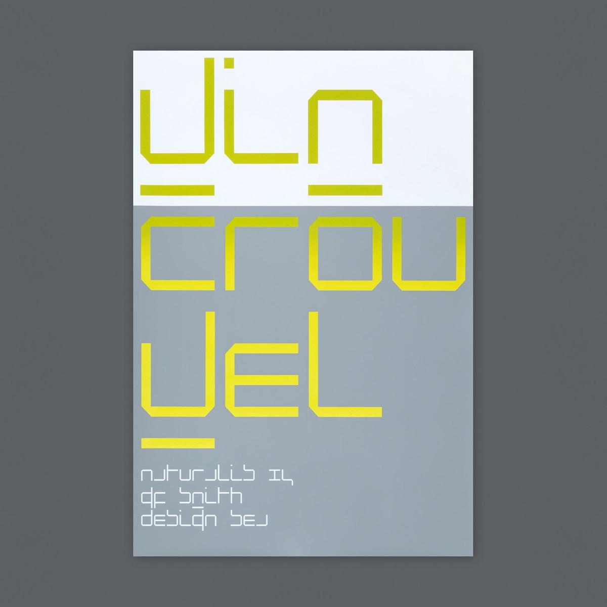 [Poster] Wim Crouwel, Naturalis x4 (SEA)