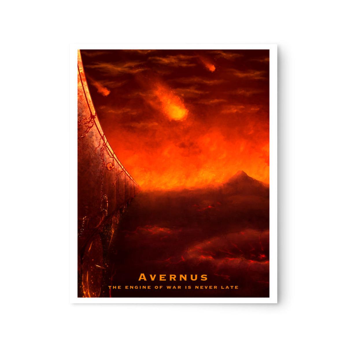 Avernus Travel Poster