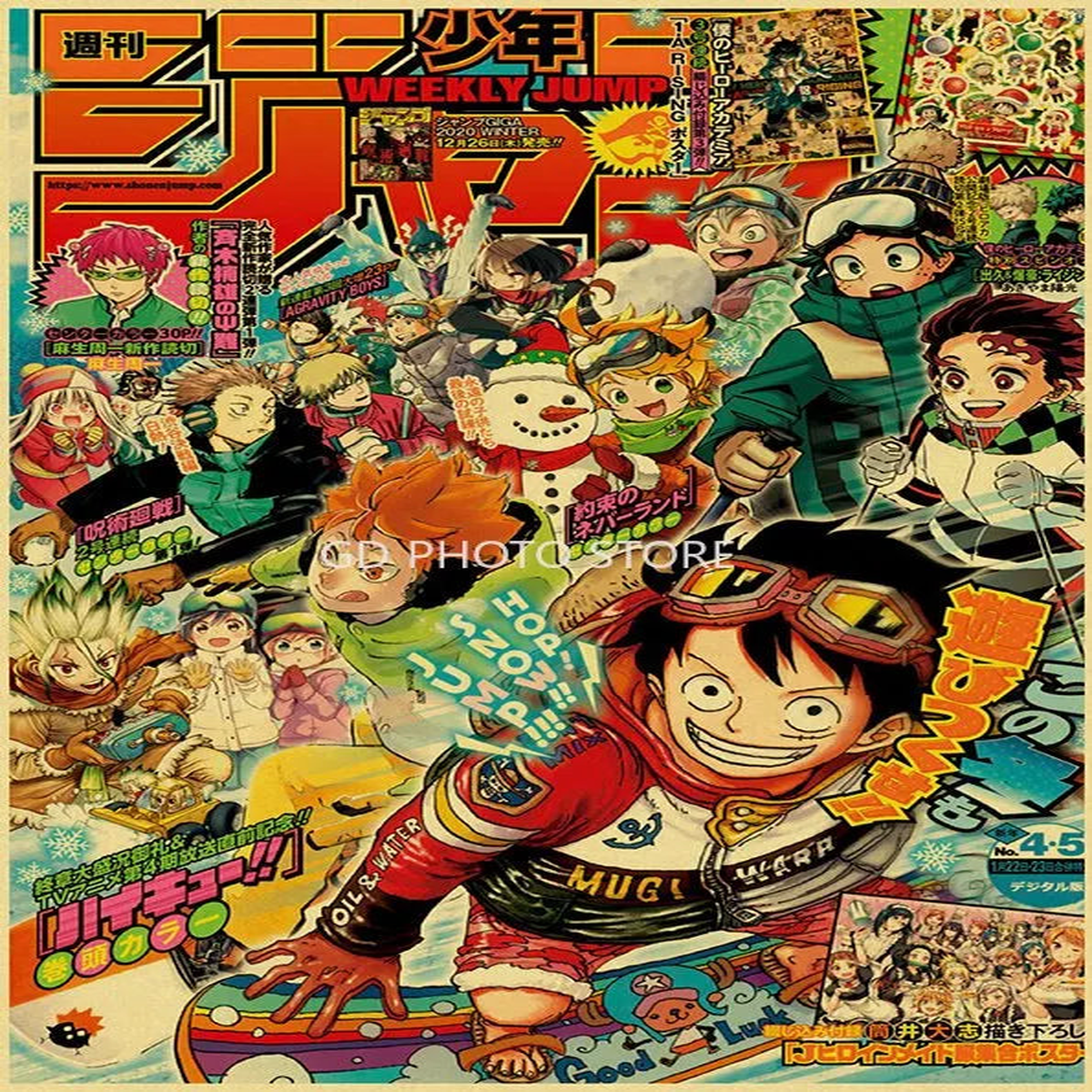 Anime Poster Vintage Home Decor