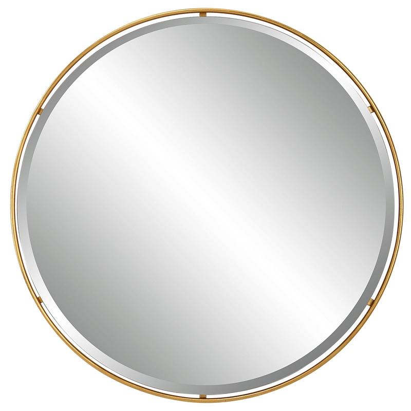 Canillo Gold Round Mirror | Uttermost