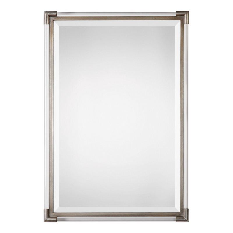Mackai Metallic Silver Mirror | Uttermost
