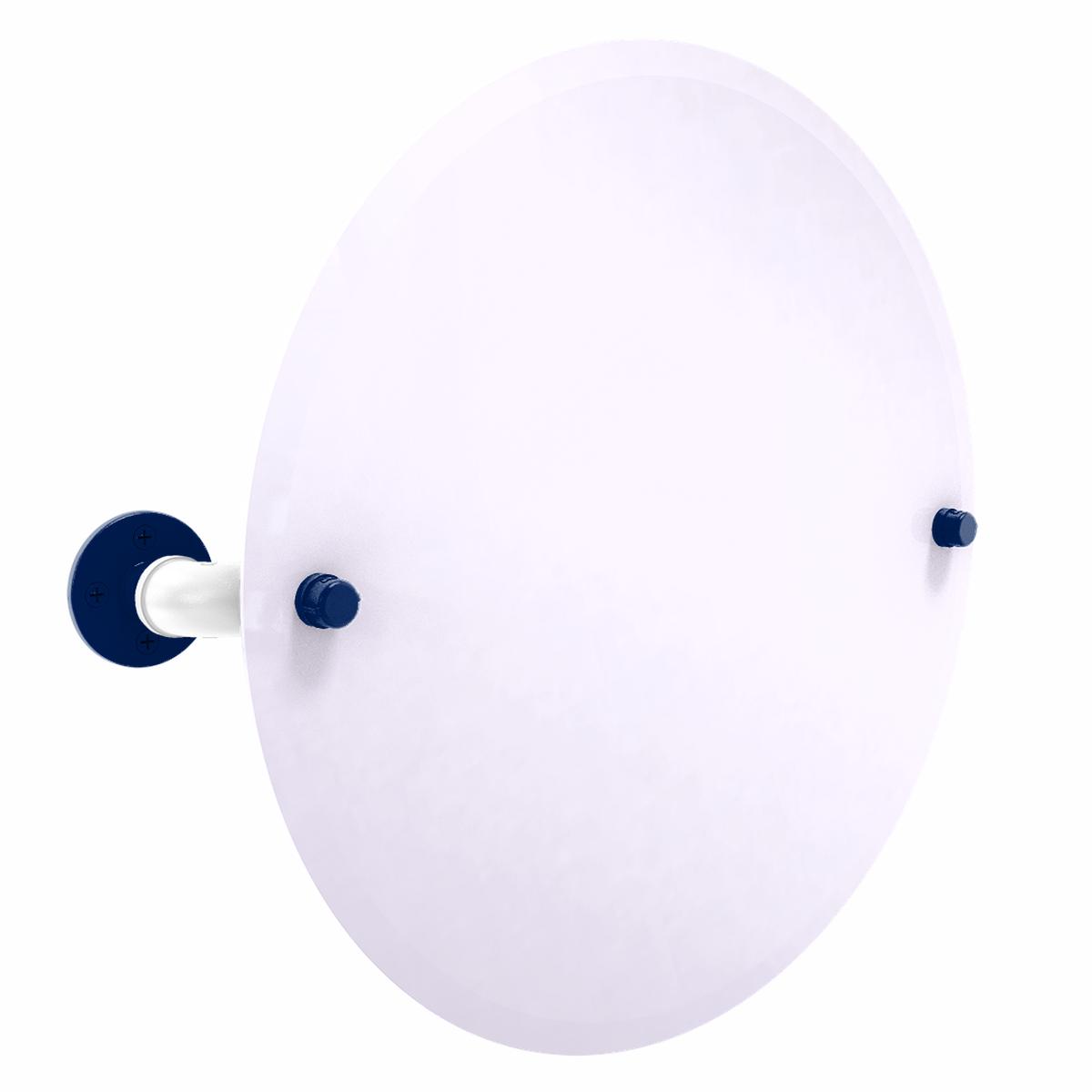 Slapshot Collection Frameless Oval Wall Mounted Tilt Mirror Toronto Edition