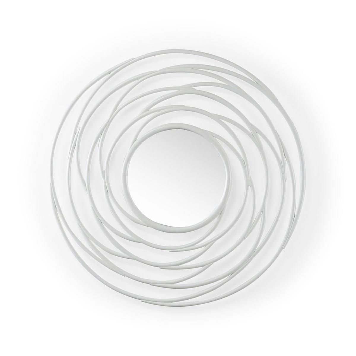 Swirl Mirror - White