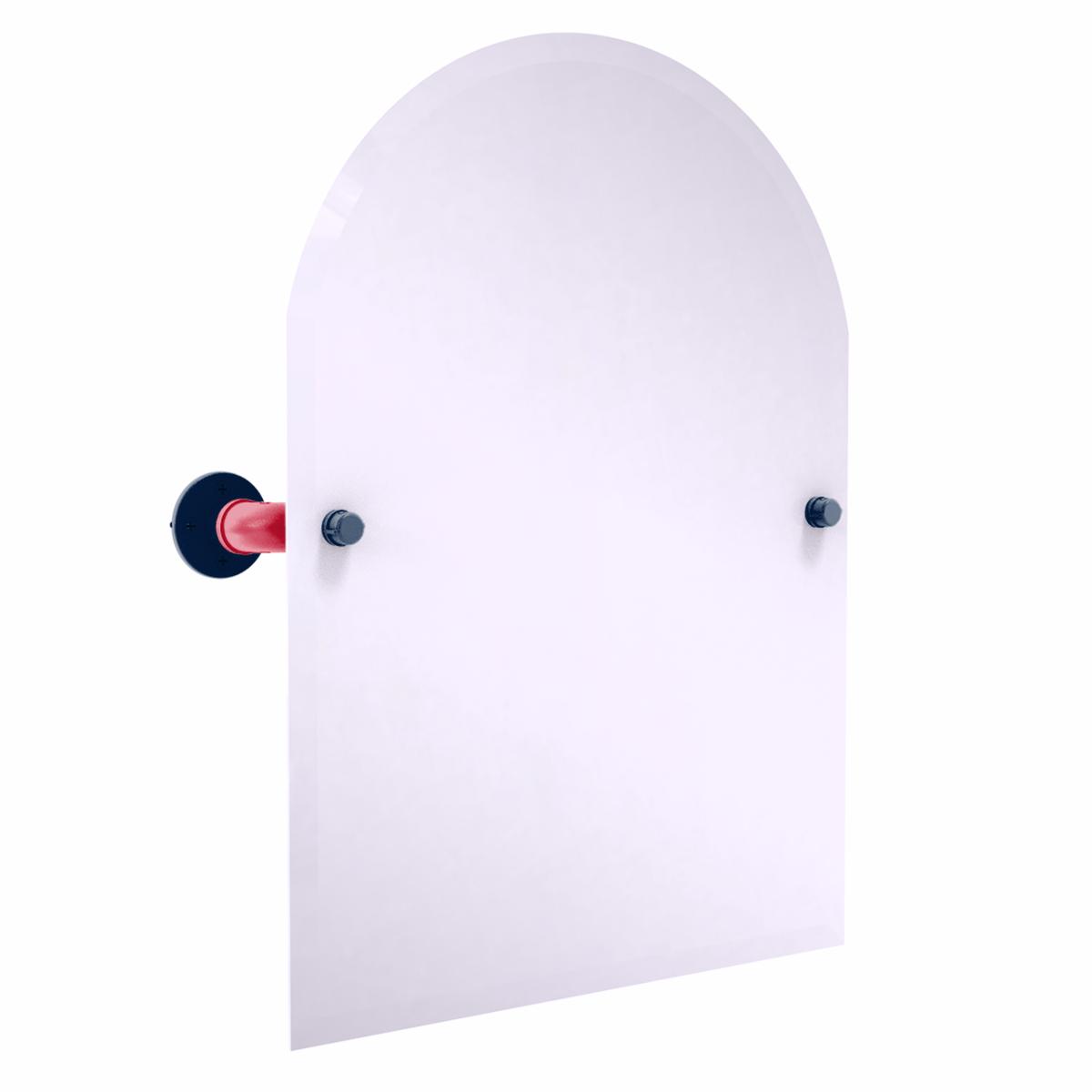 Slapshot Collection Frameless Arched Top Wall Mounted Tilt Mirror Washington Edition