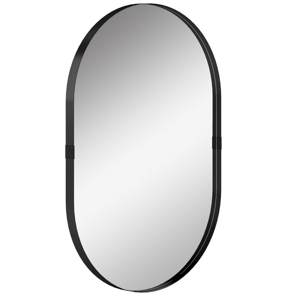 Wall Mirror for Hallway or Lounge to Brighten and Open Up Space Black