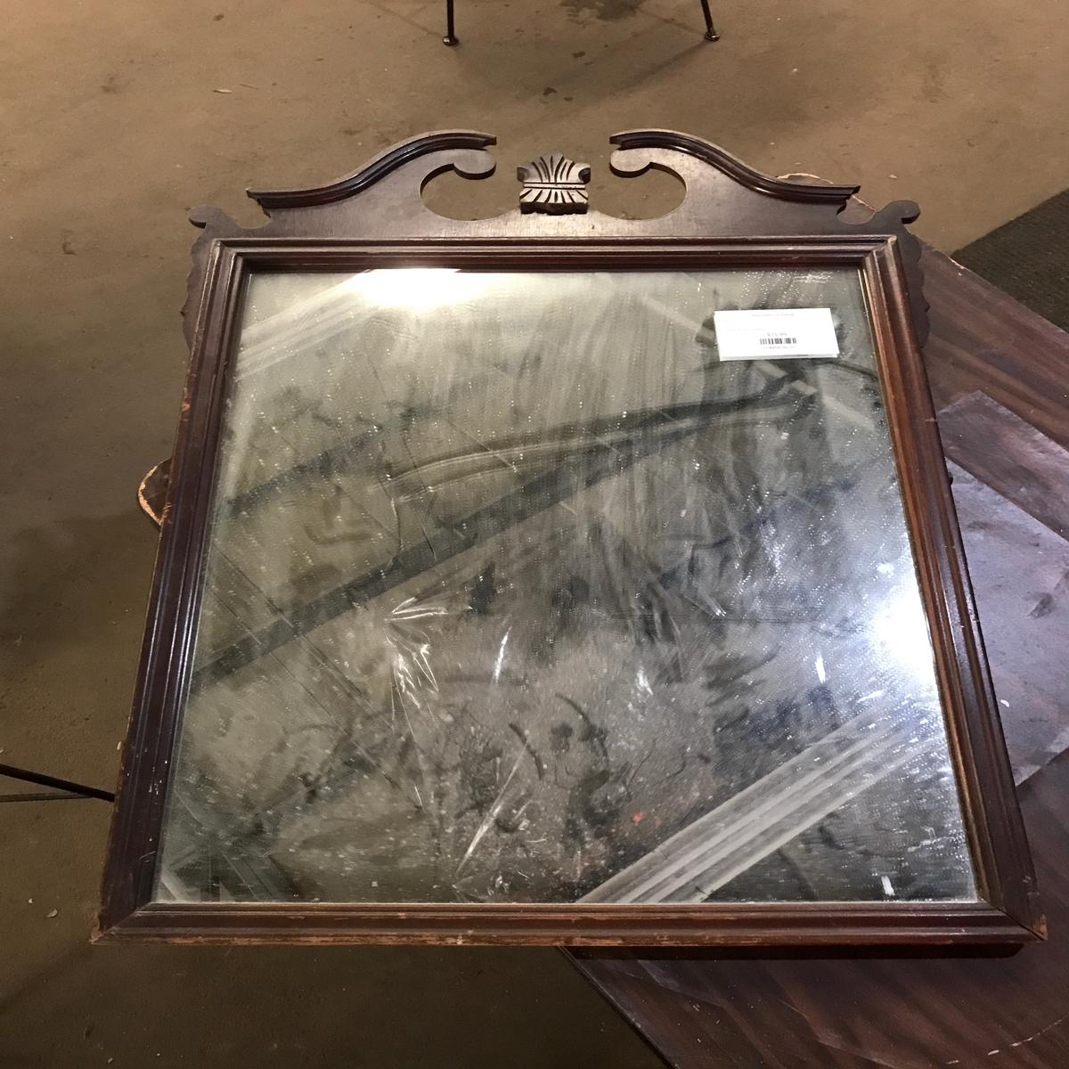 Wooden Carved Framed Mirror