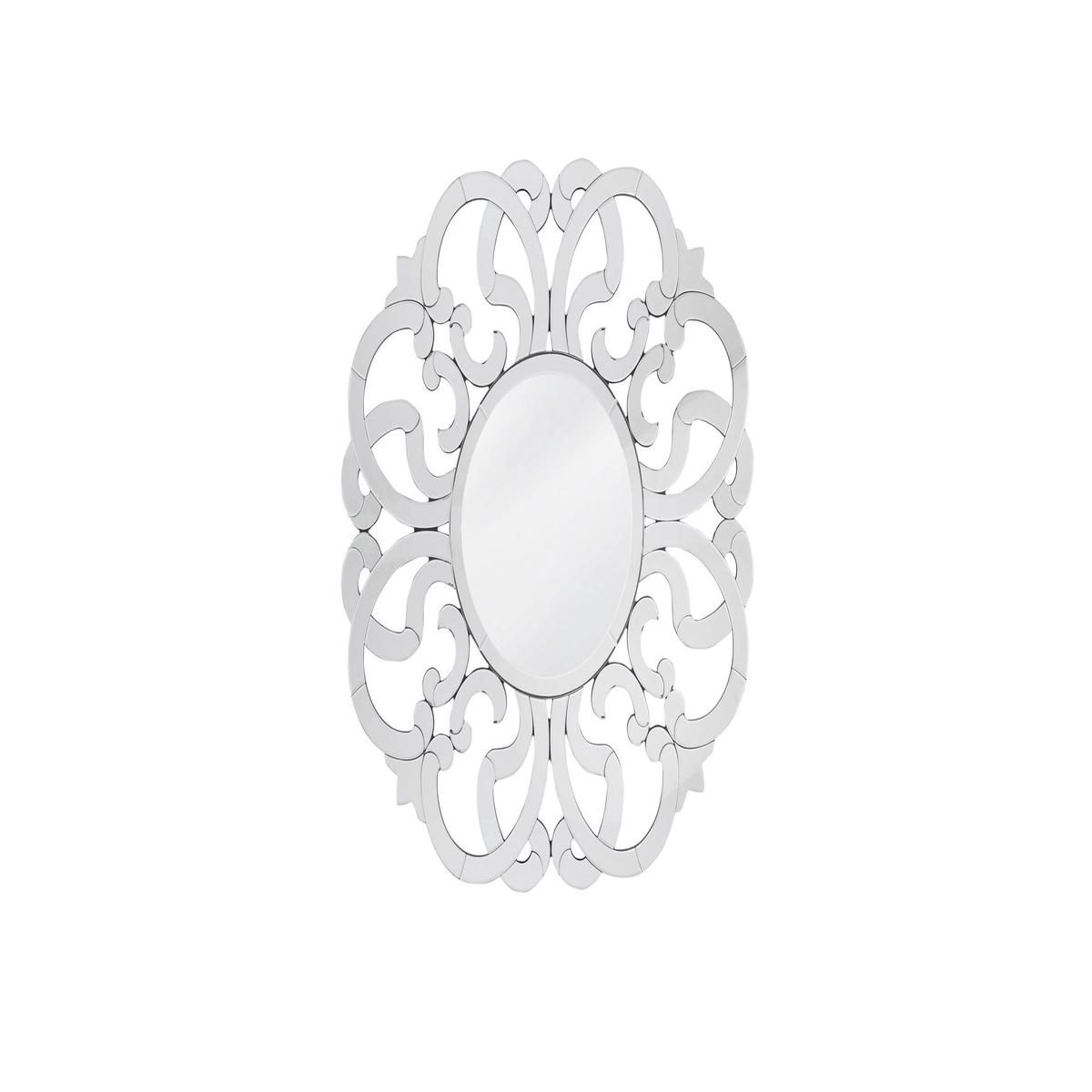 Adventurine - Wall Mirror - White