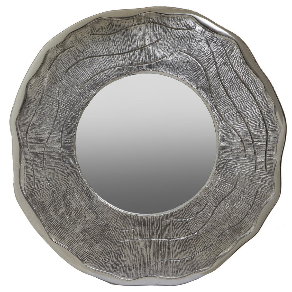 Blackwell Large Wall Mirror  Oak Effect & Silver