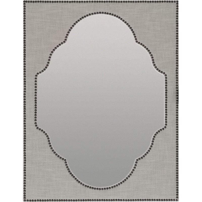 Boheme Nourmand Linen Wrapped Mirror | Hooker