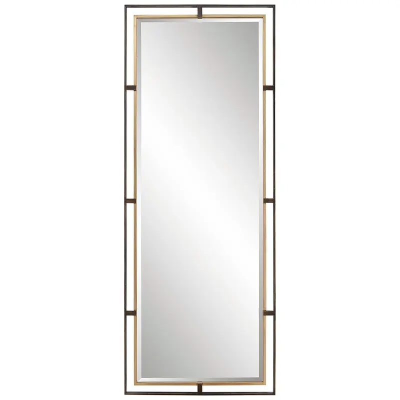 Carrizo - Tall Mirror - Bronze & Gold