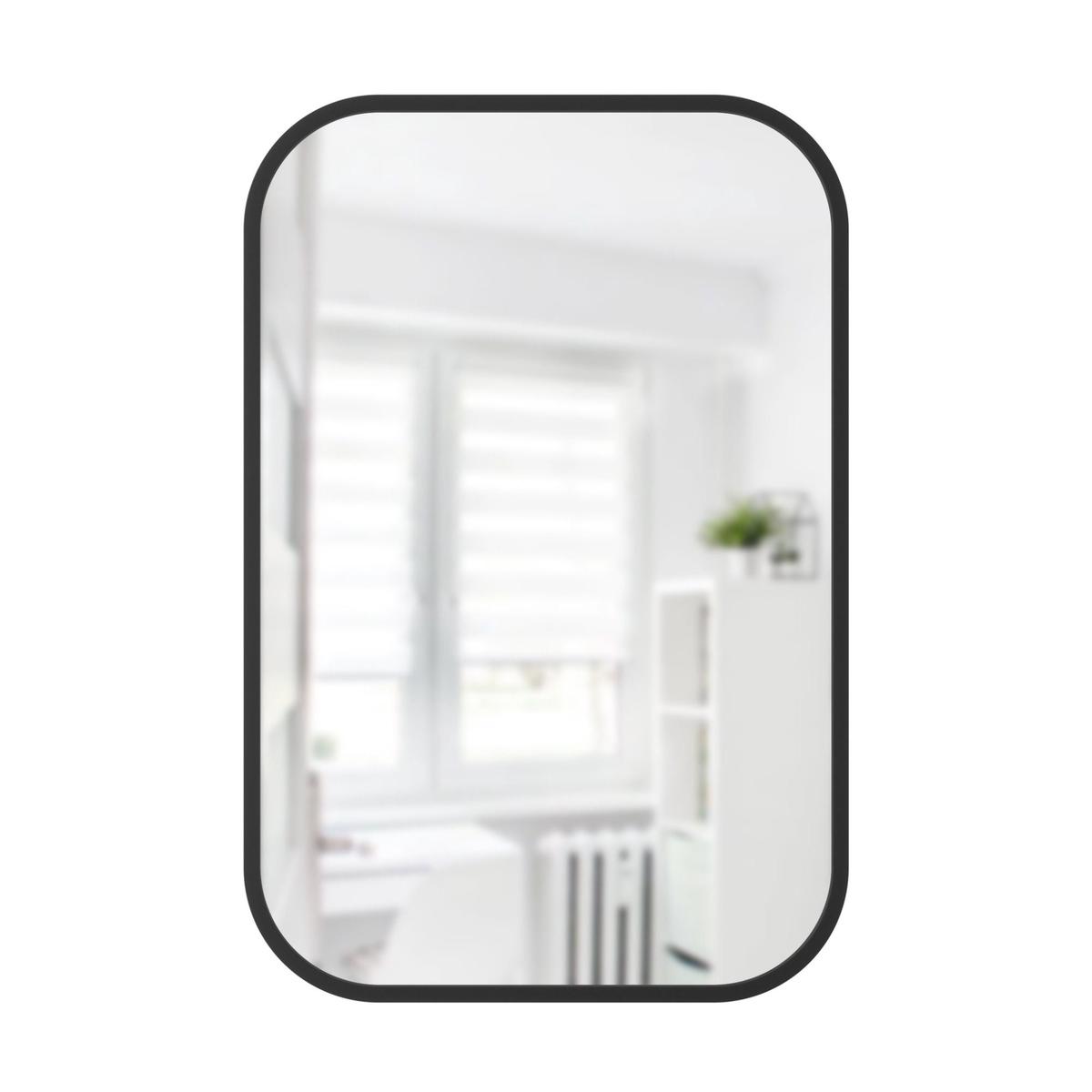 Umbra Hub rectangle wall mirror 60x90, black